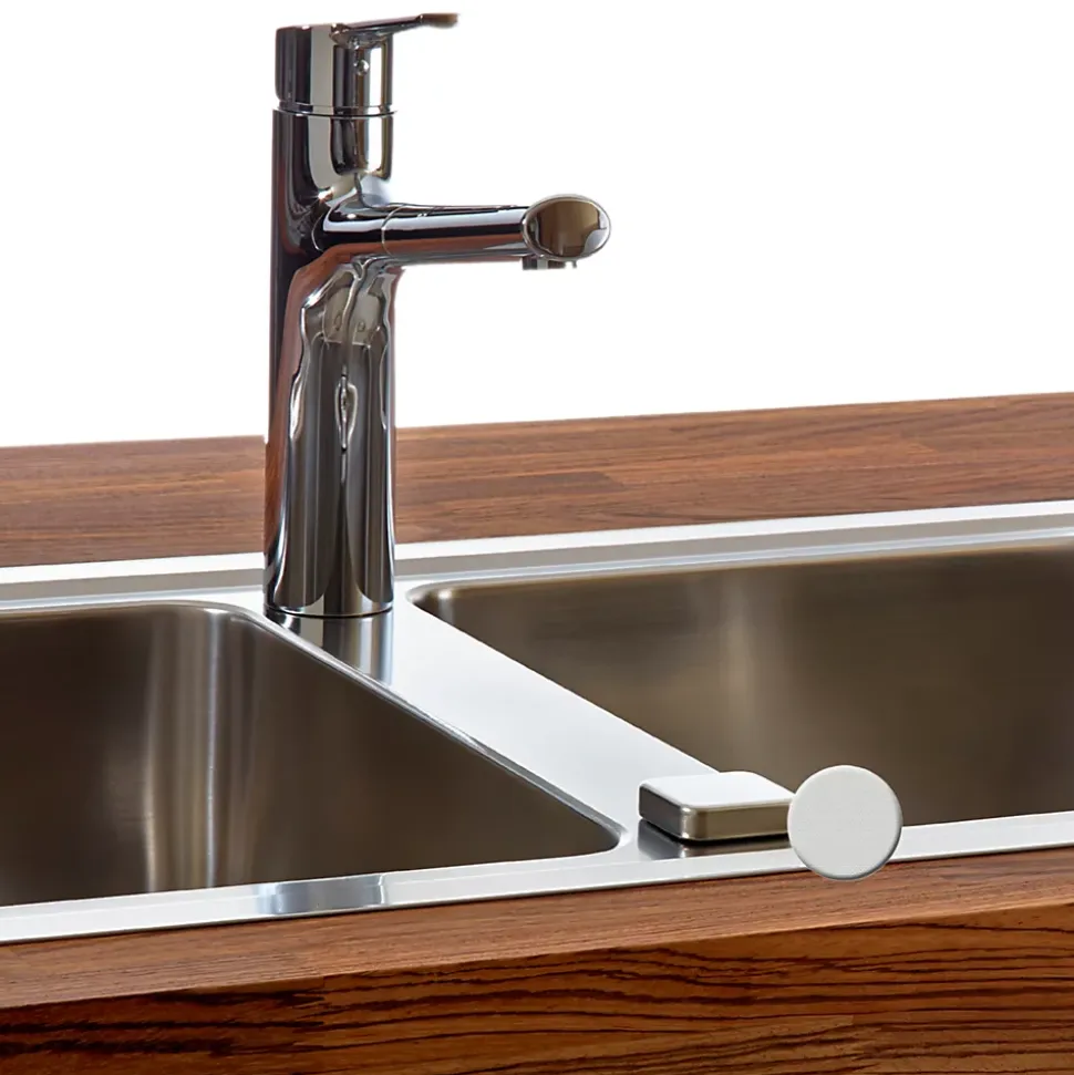 Évier inox mini structure Luisina FAGOTTO 2 bacs 1 égouttoir