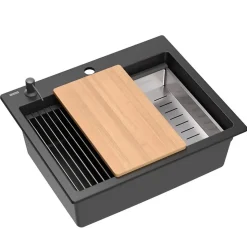 Évier Rea Kurt 110 Black 50X59,5X21,5Cm