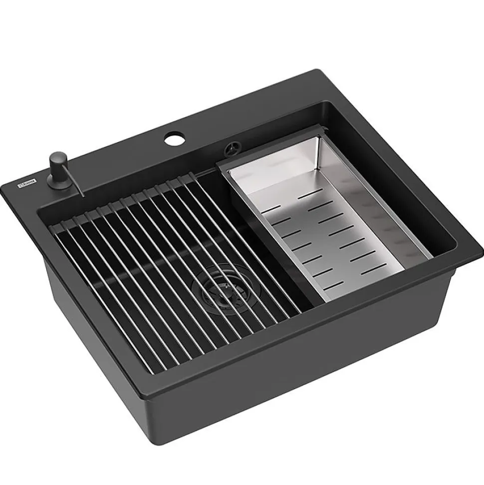 Évier Rea Kurt 110 Black 50X59,5X21,5Cm