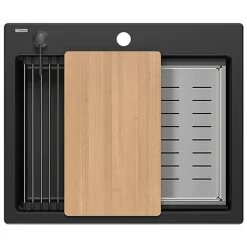 Évier Rea Kurt 110 Black 50X59,5X21,5Cm