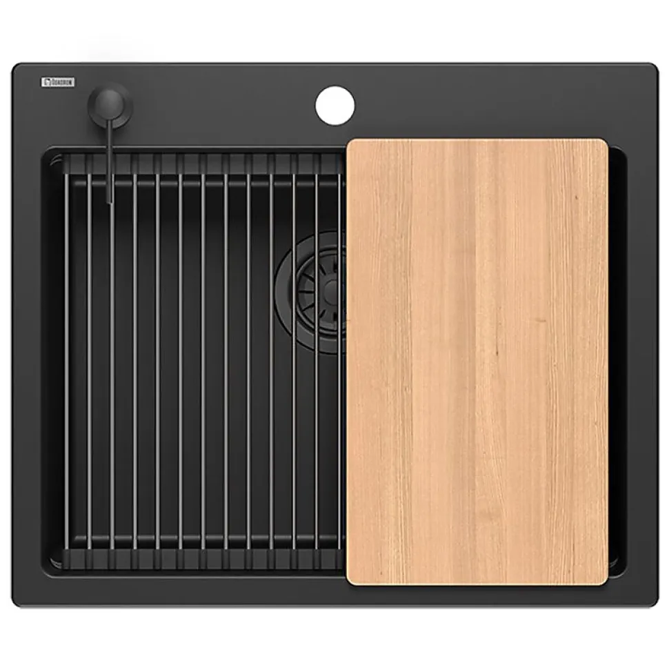 Évier Rea Kurt 110 Black 50X59,5X21,5Cm