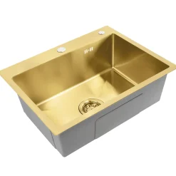 Évier Rea Liam Brush Gold 58x45x18,5cm