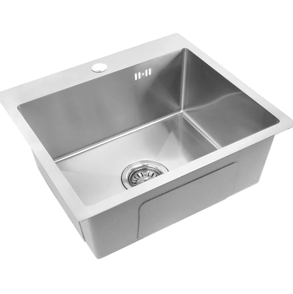 Évier Rea Liam Brush Nickel 58x45x18,5cm