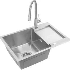 Évier Rea Paul Brush Nickel 60x48x18,5cm