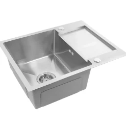 Évier Rea Paul Brush Nickel 60x48x18,5cm