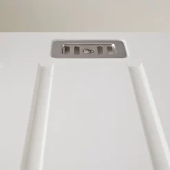 Évier résine blanc PLUTON 1 bac 1 égouttoir