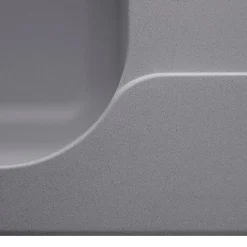 Évier résine gris clair Ewi ZIGGY 1 bac 1 égouttoir