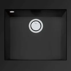 Évier sous-plan 1 Cuve 69x40x20cm R5mm - Quartz Noir Mat - Quadra BE FRÉCAN