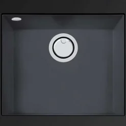 Évier sous-plan 1 Cuve 69x40x20cm R5mm - Quartz Concrete - Quadra BE FRÉCAN