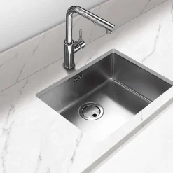 Évier sous-plan 1 Cuve 45x40x20cm R25mm - Acier inox 18/10 - ZN Top FRÉCAN