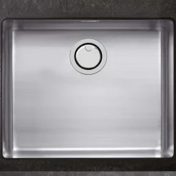 Évier sous-plan 1 Cuve 45x40x20cm R25mm - Acier inox 18/10 - ZN Top FRÉCAN