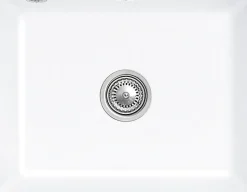 Évier sous-plan en céramique 1 cuve à encastrer Villeroy & Boch Subway blanc brillant