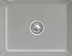 Évier sous-plan en céramique 1 cuve à encastrer Villeroy & Boch Subway gris moyen