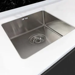 Évier sous-plan en inox 1 bac à encastrer Essebagno Luisa 55