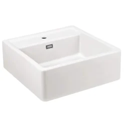Évier timbre d'office céramique Sanindusa BUTLER blanc 595x630