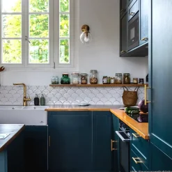 Évier timbre d'office céramique blanc EKIO II 2 bacs