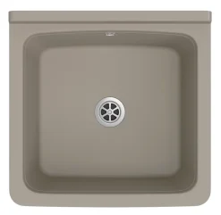 Évier Zorghoek Orta Granitan pour Garage, Buanderie - Beige