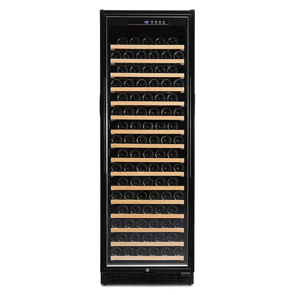 Vinobox 168 bouteilles. Cave à vin noir 1 zone