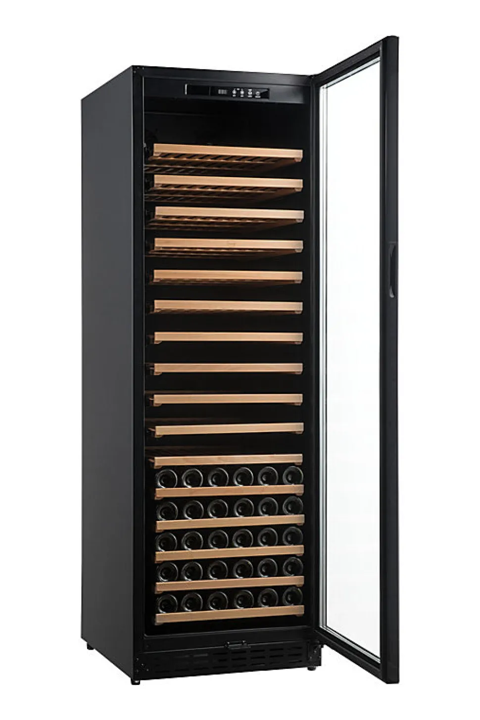 Vinobox 168 bouteilles. Cave à vin noir 1 zone