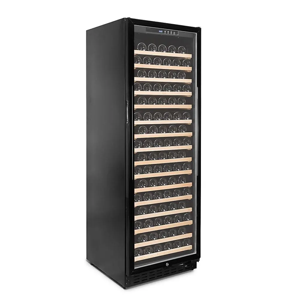 Vinobox 168 bouteilles. Cave à vin noir 1 zone