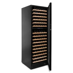 Vinobox 168 bouteilles. Cave à vin noir 2 zones
