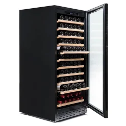 Vinobox 110 bouteilles. Cave à vin noir 1 zone