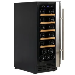Vinobox Design 20 bouteilles. Cave à vin inox électrique