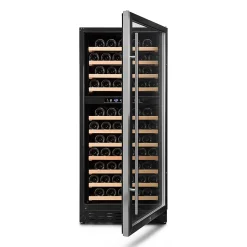 Vinobox Grand cru 40 bouteilles. Cave à vin inox 2 zones