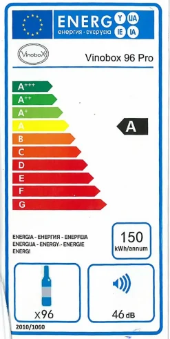 Vinobox Pro 96 bouteilles. Cave à vin électrique