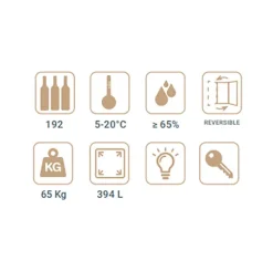 Vinobox Pro Aging 192 bouteilles cave à vin de vieillissement