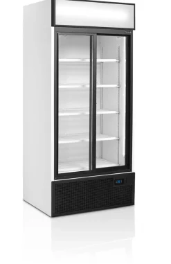 Vitrine réfrigérée 2 portes avec caisson - TEFCOLD