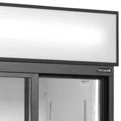 Vitrine réfrigérée 2 portes avec caisson - TEFCOLD