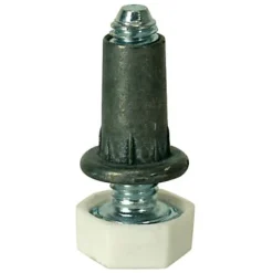 Vérin 6 pans blanc M6 H. 30 mm x ø 8 mm