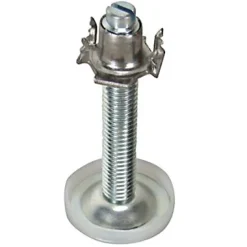 Vérin en acier + écrou + embout Evoludis H. 70 mm ø30