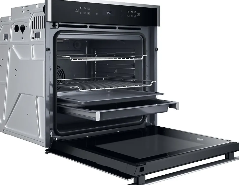 WHIRLPOOL Four pyrolyse 73 l 6e sens inox - WOI68PT1SXAF