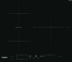 WHIRLPOOL plaque de cuisson induction 60 cm 3 foyers WBB3760BF