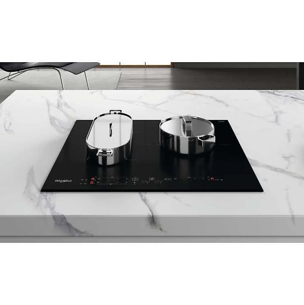 WHIRLPOOL plaque de cuisson induction 60 cm 3 foyers WBB3760BF