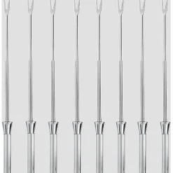 WMF 415130011 - LONO - Appareil à Fondue pour 8 personnes, avec caquelon et 8 fourchettes en Inox