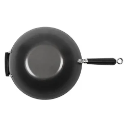 Wok Anti-Adhésif Base Plate 35 cm - Kitchen Craft