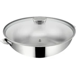 Wok avec couvercle 26cm inox Lagostina 12138042026 salvaspazio +