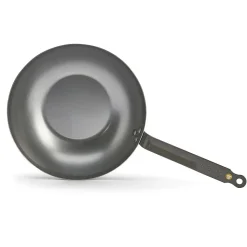 Wok bombé en acier 24cm De Buyer 5617.24 mineral b