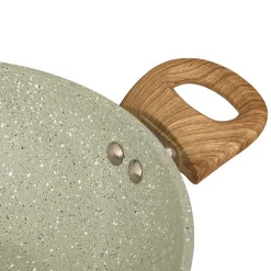 Wok 32cm en aluminium forgé - Vert- 5five