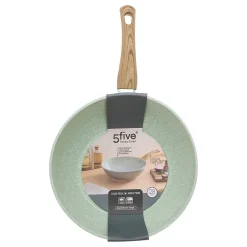 Wok 28cm en aluminium forgé - Vert- 5five