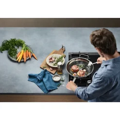 Wok en inox 28cm acier Wmf 1756486411 profi resist
