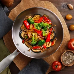 Wok inox 24cm Inox - Gourmet par Cuisinox