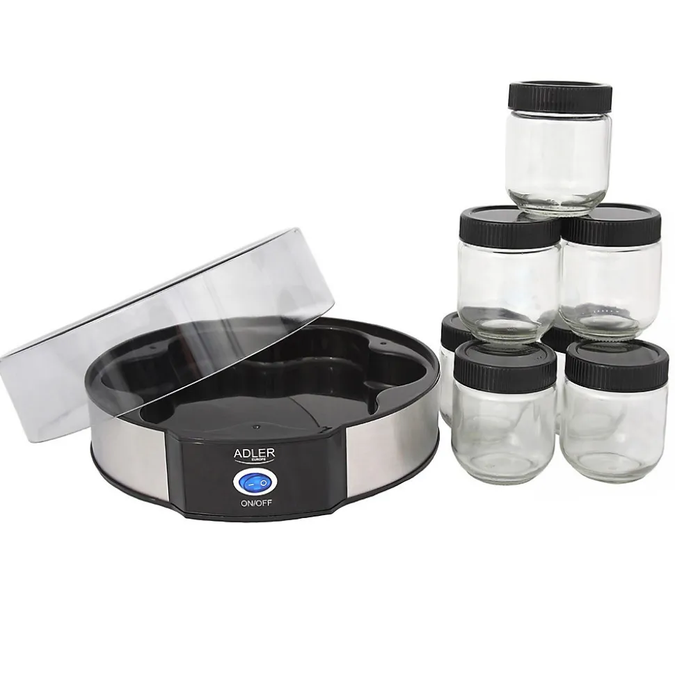 Yaourtière Adler modèle AD 4476 + 7 pots en verre 200 ml