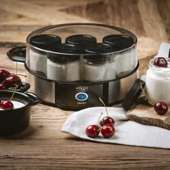 Yaourtière Adler modèle AD 4476 + 7 pots en verre 200 ml