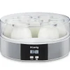 Yaourtière H.Koenig ELY70 inox 7 pots 1,12 L écran LCD programmable