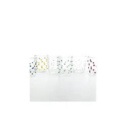 Zafferano Party Tumbler Verre Transparent 45 Cl Set de 6 Pièces en Verre