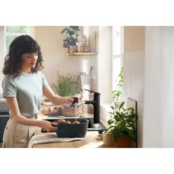 Zesis M33 Mitigeur de cuisine 160 avec douchette extractible 2 jets noir mat HANSGROHE 74801670